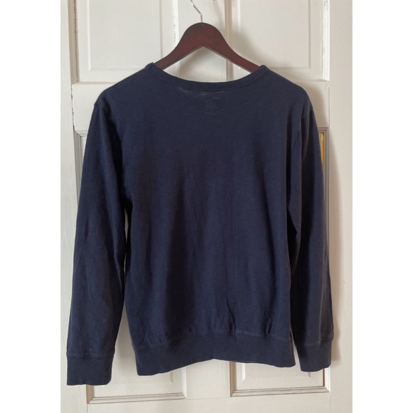 💕GapKids Boy Long Sleeve Crewneck Kangaroo  Pocket Top - Picture 2 of 6